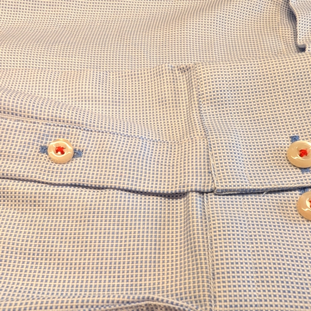 Hammer Made M&M Racing #18, Men's Collared Shirt Sz 39 15.5, W Embroidered Logos - Picture 5 of 9